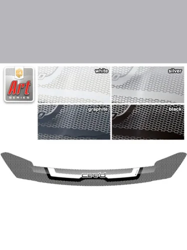 Дефлектор капота Серия Art серебро Kia Ceed  2012–2016