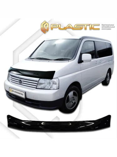 Дефлектор капота Classic черный Honda Stepwgn  2002-2003