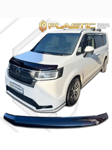 Дефлектор капота Classic черный Honda Stepwgn VI поколение, минивэн, рынок Японии 2022 - н.в.