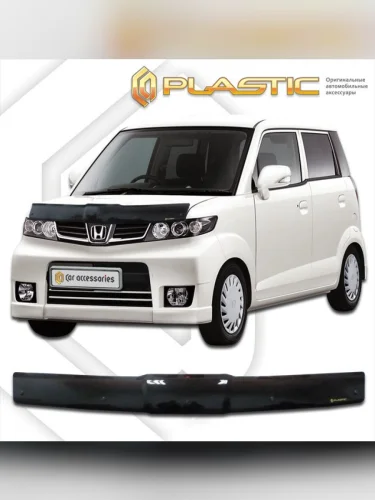 Дефлектор капота Classic черный Honda Zest Spark  2008-2012