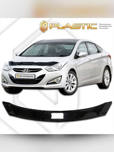 Дефлектор капота Classic черный Hyundai i40 седан 2011–н.в.