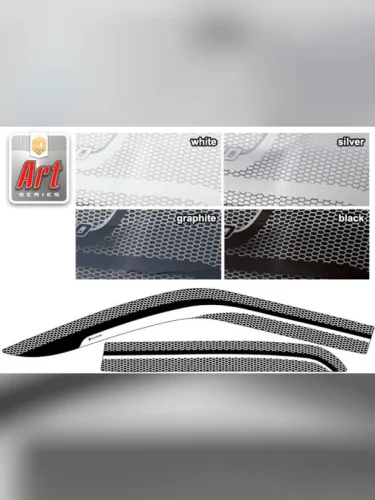 Ветровики дверей Серия Art серебро Toyota Raize I поколение, джип/suv 5 дв., рынок Японии 2019 - н. в.