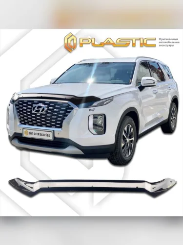 Дефлектор капота Classic черный Hyundai Palisade  2018-н.в.