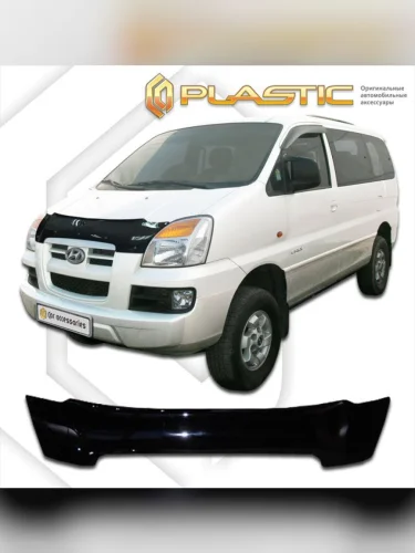Дефлектор капота Classic черный Hyundai Starex  2004-2007