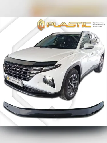 Дефлектор капота Classic черный Hyundai Tucson  2020-н.в. 