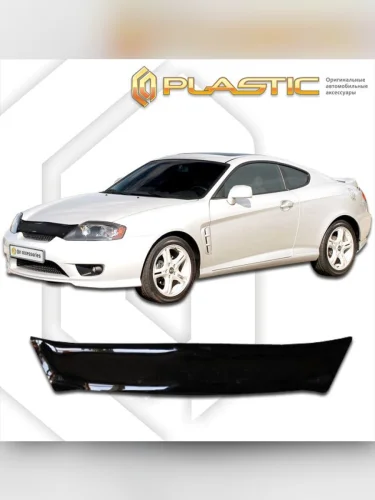 Дефлектор капота Classic черный Hyundai Tuscani  2002-2005