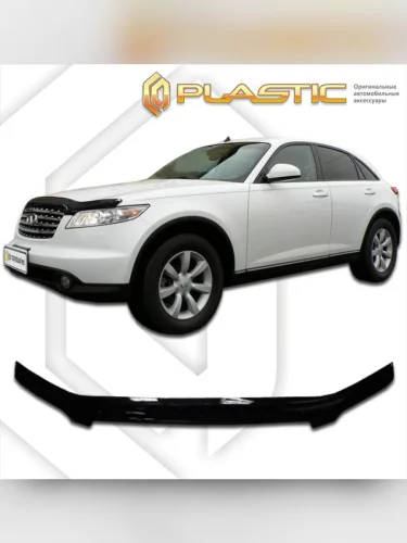Дефлектор капота Classic черный Infiniti FX35  2003-2008