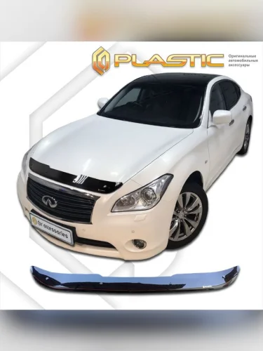 Дефлектор капота Classic черный Infiniti M 37  2010-2014