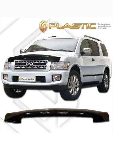 Дефлектор капота Classic черный Infiniti QX56  2004-2007