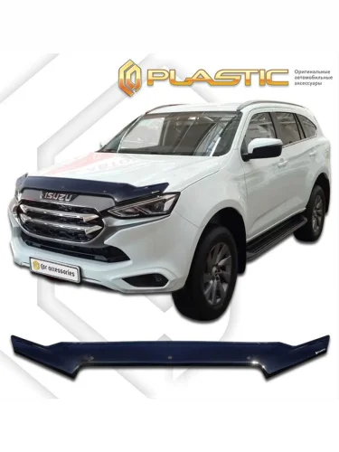 Дефлектор капота Classic черный Isuzu MU-X suv 5 дв., III поколение  09.2021-н.в.