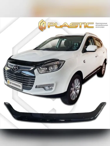 Дефлектор капота Classic черный JAC S5  2018-н.в.