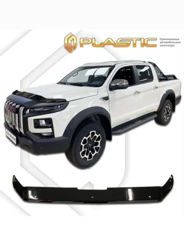 Дефлектор капота Classic черный JAC T9 I поколение, пикап 2021 - н. в.