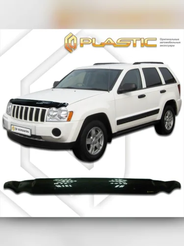 Дефлектор капота Classic черный Jeep Grand Cherokee  2005-2010