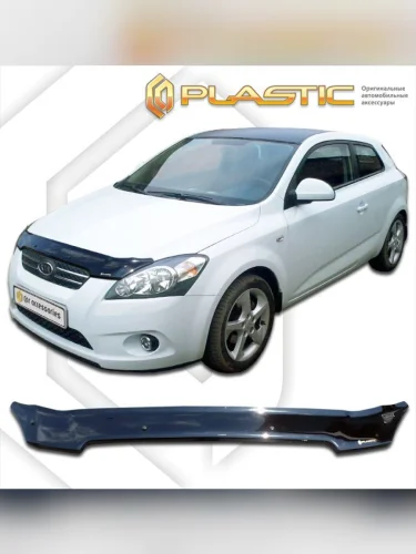 Дефлектор капота Classic черный Kia Ceed  2007–2010