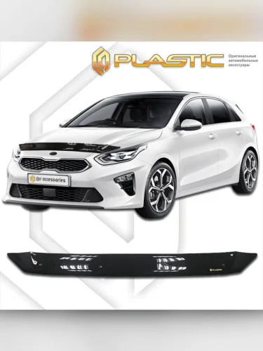 Дефлектор капота Classic черный Kia Ceed  2018 - н.в. 