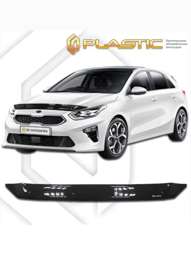 Дефлектор капота Classic черный Kia Ceed SW  2018 - н.в.  