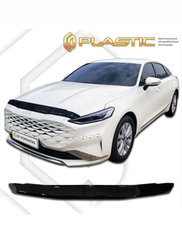 Дефлектор капота Classic черный Kia K8 I поколение, седан 2021 - н. в.