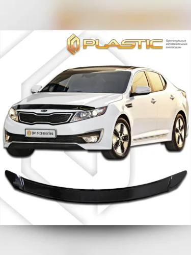 Дефлектор капота Classic черный Kia Optima  2010–2016