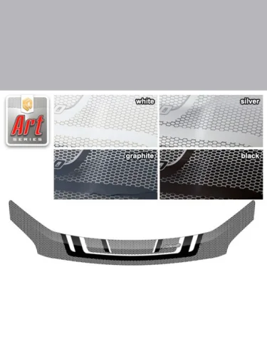 Дефлектор капота Серия Art серебро Toyota Avensis  2003-2008