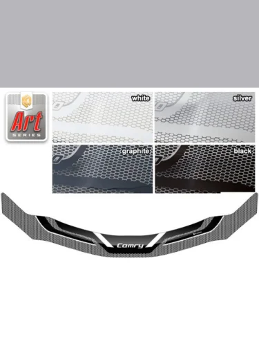 Дефлектор капота Серия Art серебро Toyota Camry  2006-2009