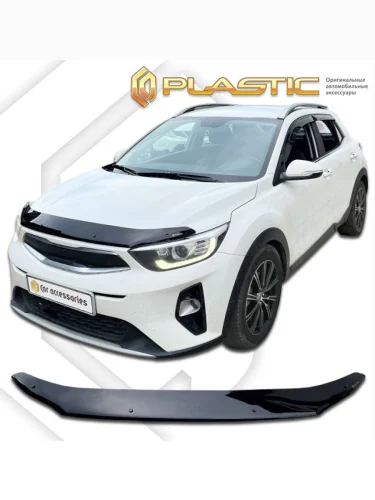 Дефлектор капота Classic черный Kia Stonic I поколение, джип/suv 5 дв., рынок Южной Кореи  2017 - 2020