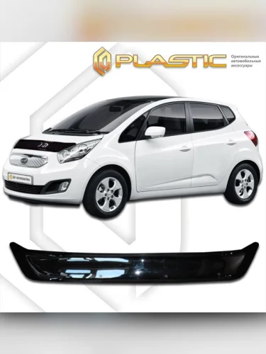 Дефлектор капота Classic черный Kia Venga  2011-2017