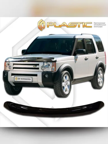 Дефлектор капота Classic черный Land Rover Discovery 3 2004-2008