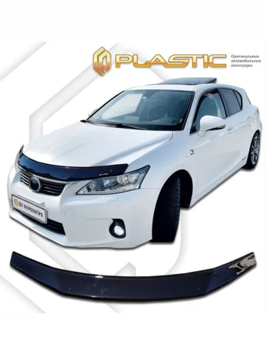Дефлектор капота Classic черный Lexus CT200h I поколение, хэтчбек 5 дв. 2011 - 2015