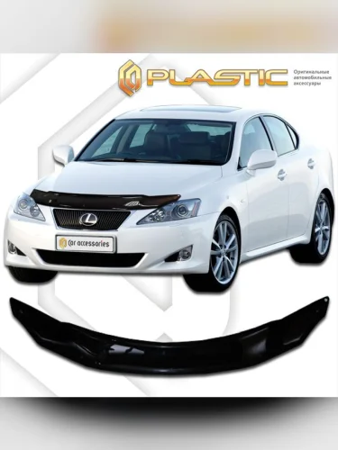 Дефлектор капота Classic черный Lexus IS  2005-2009