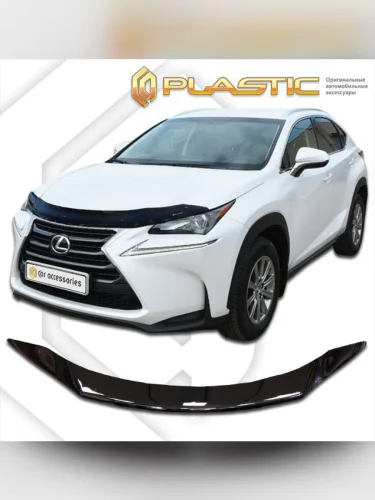 Дефлектор капота Classic черный Lexus NX I поколение, I поколение рест., джип/suv 5 дв. 2014 – 2021