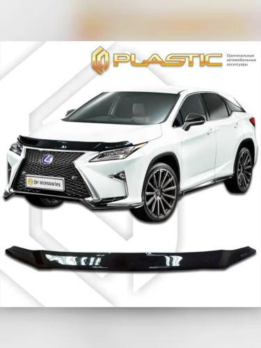 Дефлектор капота Classic черный Lexus RX Long 2017–н.в. 