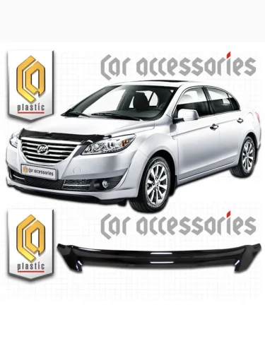 Дефлектор капота Classic черный Lifan Cebrium  2014–н.в.