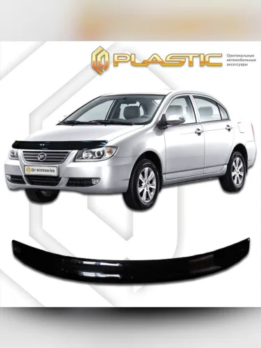 Дефлектор капота Classic черный Lifan Solano  2010–2014