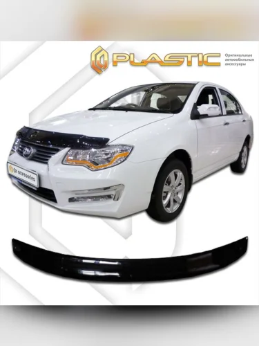 Дефлектор капота Classic черный Lifan Solano  2014–2016