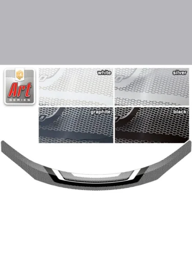 Дефлектор капота Серия Art серебро Toyota Premio  2016-н.в.