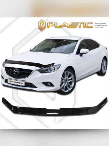 Дефлектор капота Classic черный Mazda 6 седан 2012–н.в. 