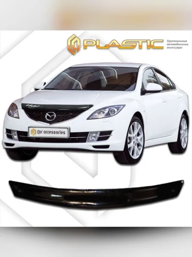Дефлектор капота Classic черный Mazda Atenza седан 2008