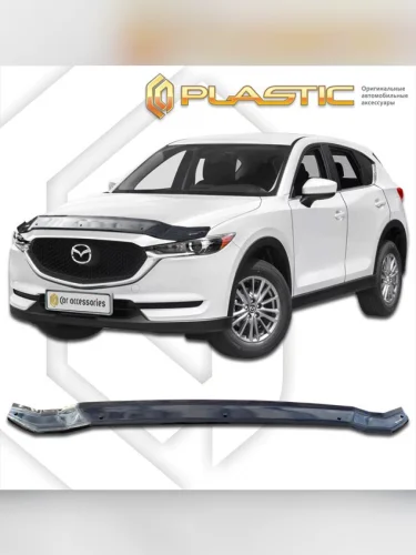 Дефлектор капота Classic черный Mazda CX-5  2016–н.в. 