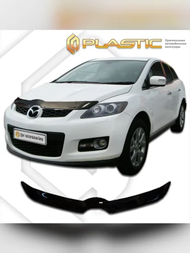Дефлектор капота Classic черный Mazda CX-7  2007-2012