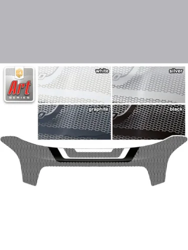 Дефлектор капота Серия Art серебро Toyota Rush  2006–2008