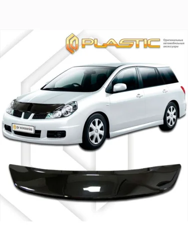 Дефлектор капота Classic черный Mazda Familia  2007–2018