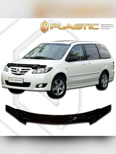 Дефлектор капота Classic черный Mazda MPV  2003-2006