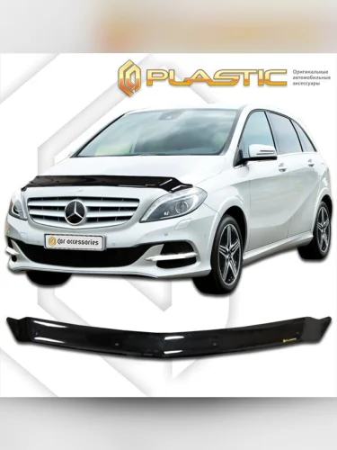 Дефлектор капота Classic черный Mercedes-Benz B-Class  2011–н.в.