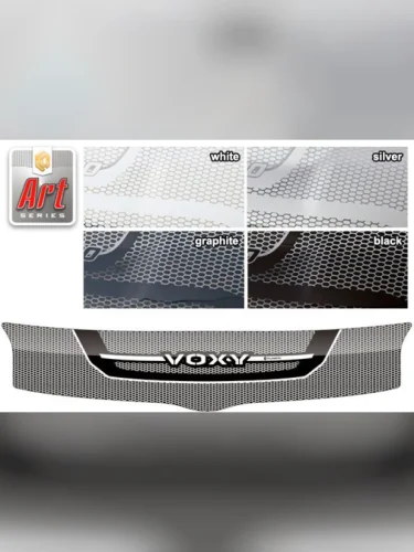 Дефлектор капота Серия Art серебро Toyota Voxy  2007-2010