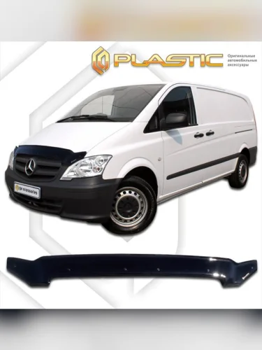 Дефлектор капота Classic черный Mercedes-Benz Vito  2003–2014