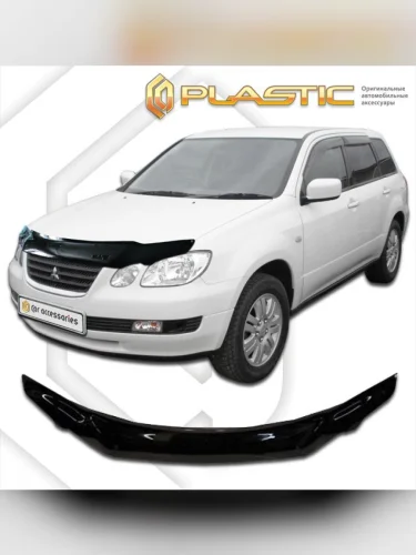 Дефлектор капота Classic черный Mitsubishi Airtrek  37043