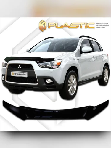 Дефлектор капота Classic черный Mitsubishi ASX  2010–н.в.