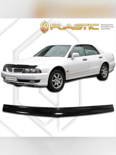 Дефлектор капота Classic черный Mitsubishi Diamante  1999–2005