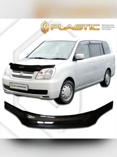 Дефлектор капота Classic черный Mitsubishi Dion  2002-2005
