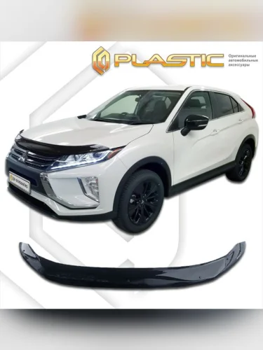 Дефлектор капота Classic черный Mitsubishi Eclipse Cross I поколение, джип/suv 5 дв. 2017 – 2021